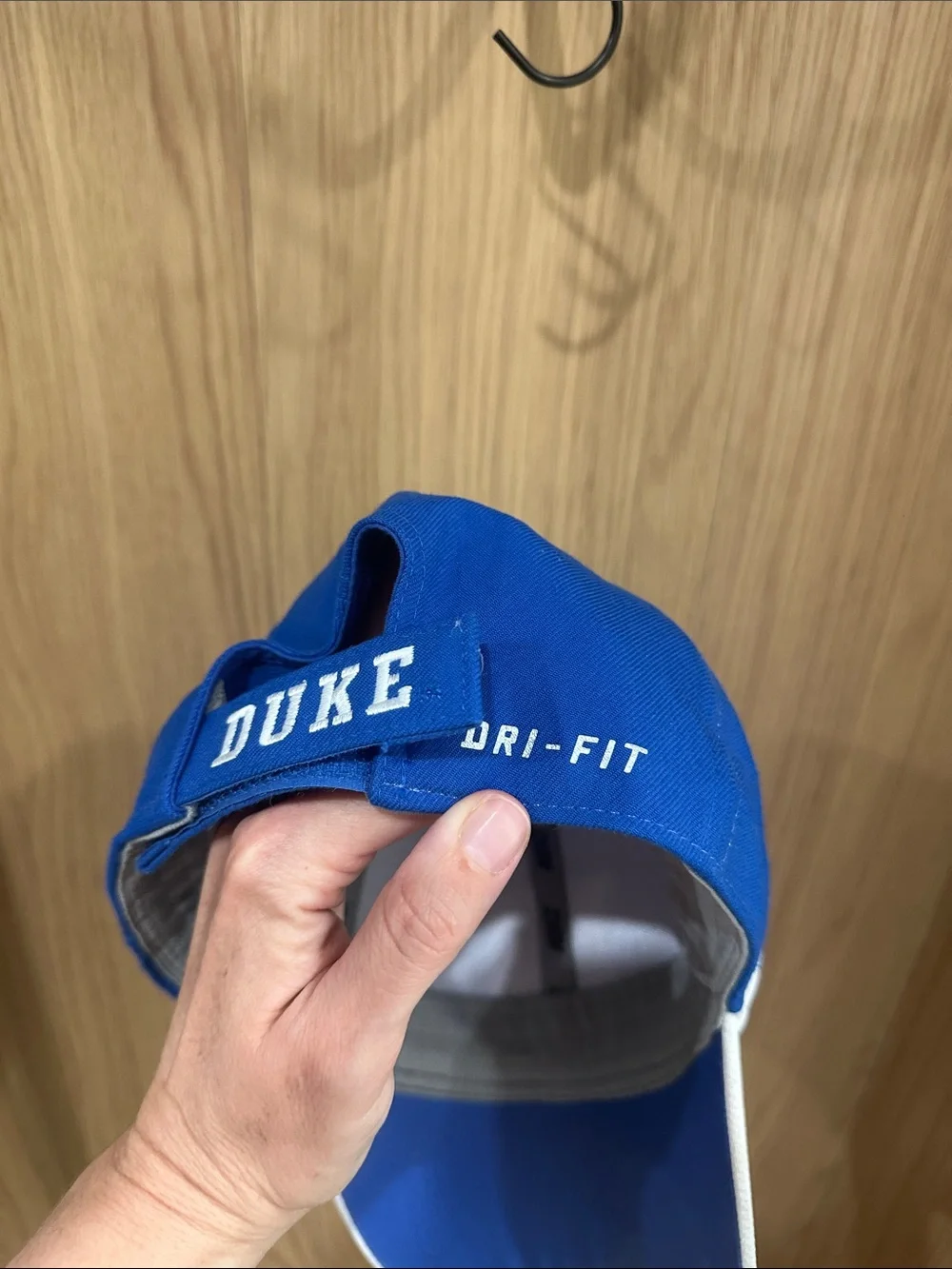 Nike Duke Blue Baseball Cap with White 'D' Patch